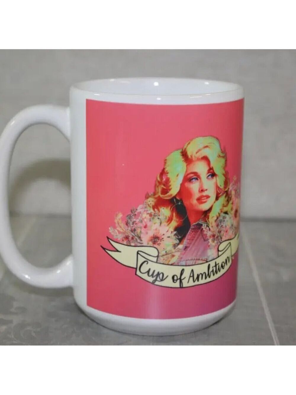 Dolly Parton 9 to 5 Cup of Ambition coffee mug - Picture 2 of 4